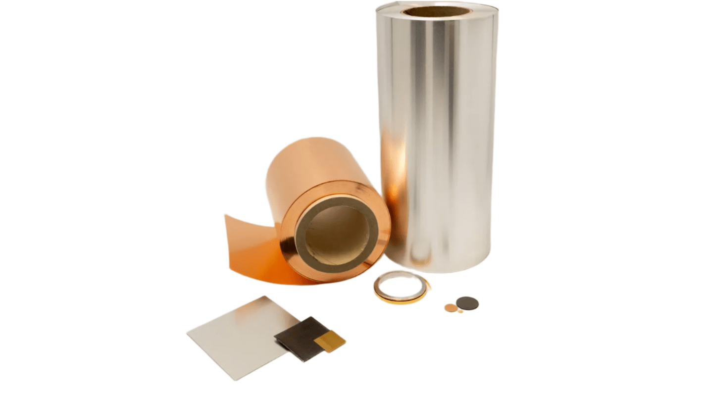 Goodfellow Indium Foil Metal Sheet 150mm x, 0.125mm Thick