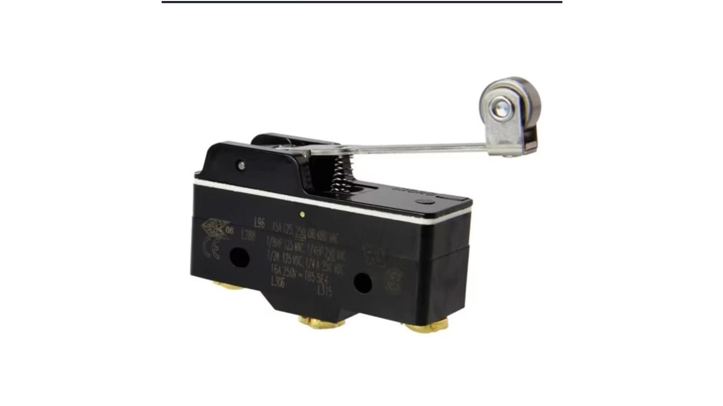 Honeywell Pin Plunger Micro Switch, Screw Terminal, 15A, SPDT