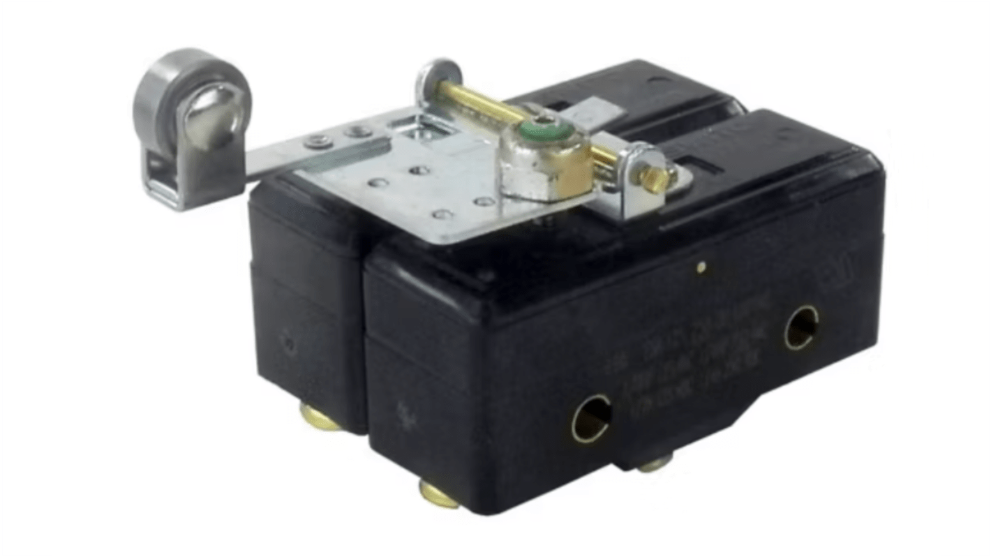 Honeywell Roller Lever Micro Switch, Screw Terminal, 15A, SPDT