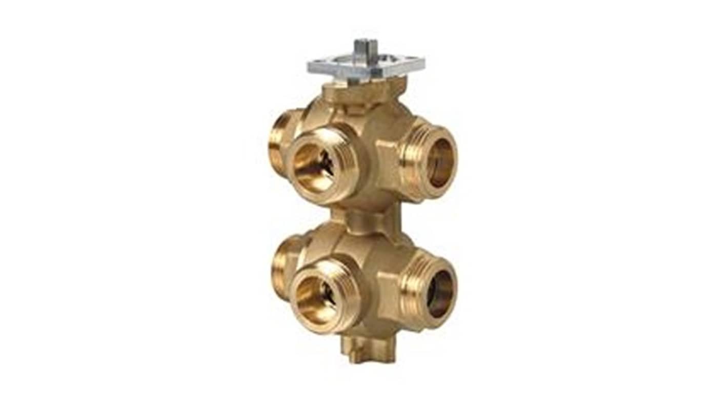 Siemens Brass Ball Valve, Ball Valve, Threaded, G G1 Bin, 16bar Operating Pressure