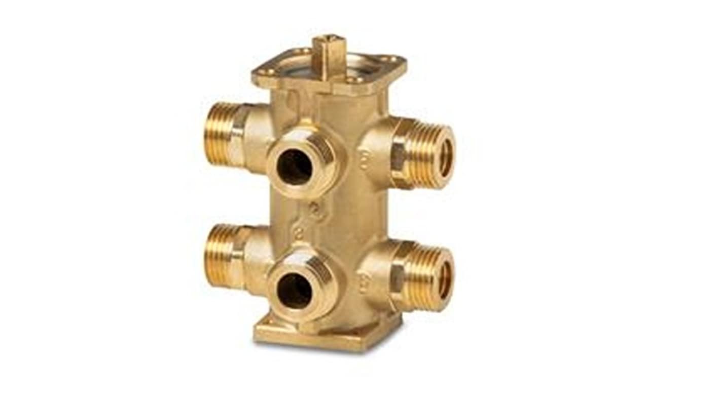 Siemens Brass Ball Valve, Ball Valve, Threaded, G G 1/2 Bin, 16bar Operating Pressure