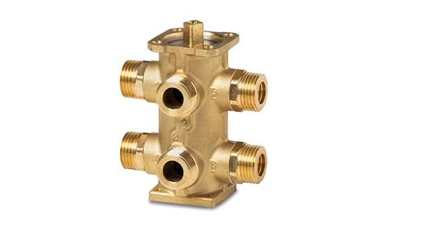 Siemens Brass Ball Valve, Ball Valve, Threaded, G G 1/2 Bin, 16bar Operating Pressure