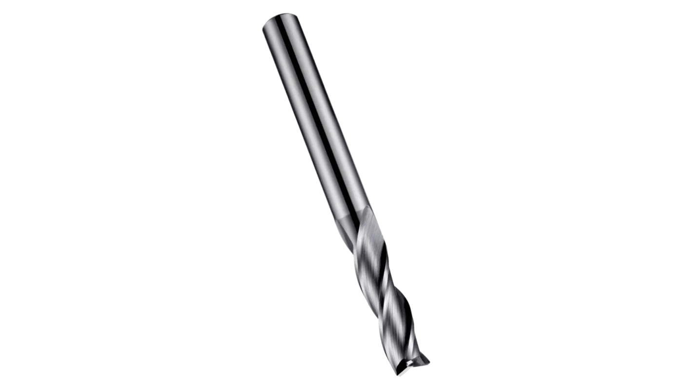 Dormer End Mill, 4mm Cutter, Solid Carbide, 4 mm Shank, 14mm Cut Length