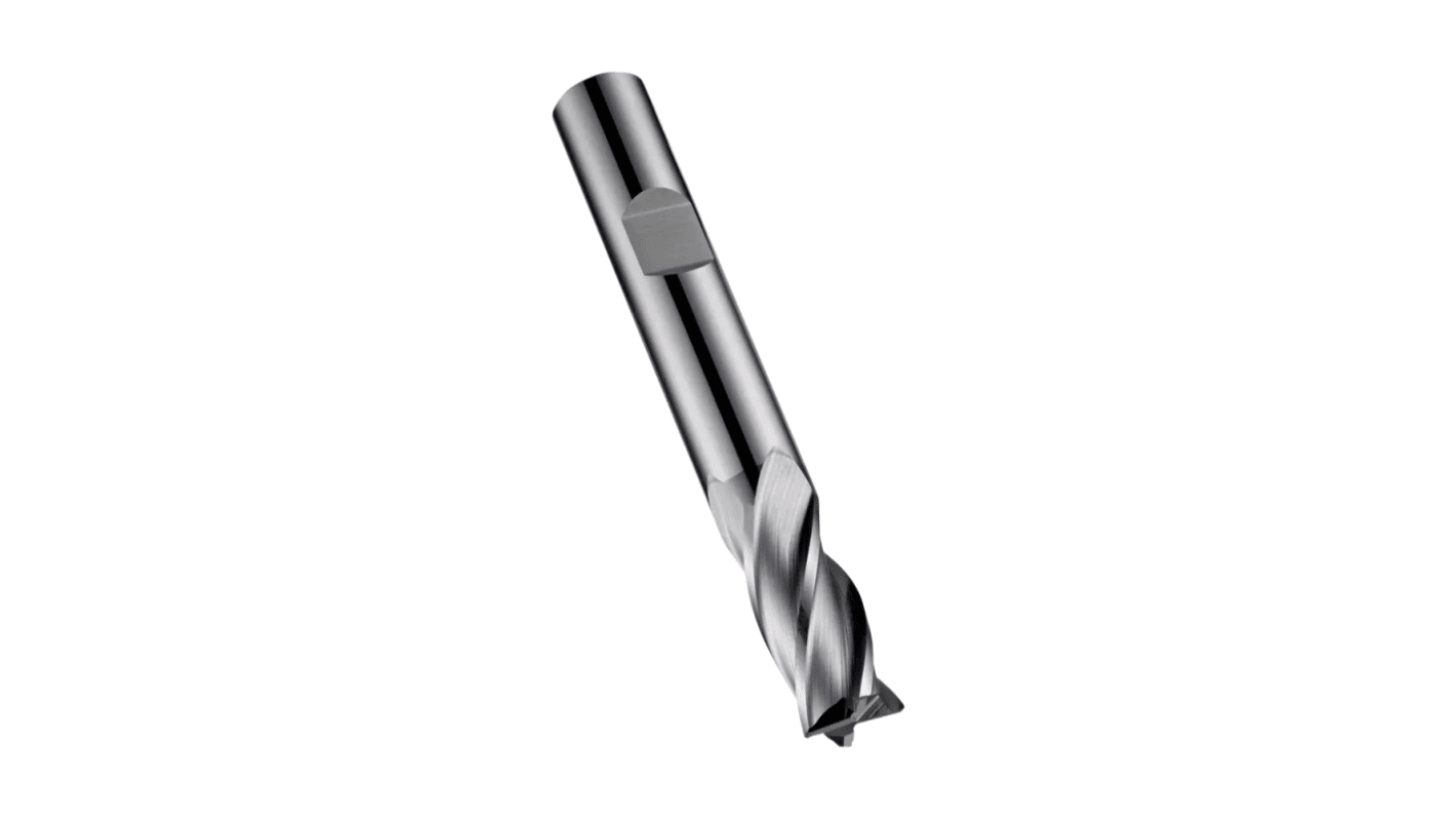 Dormer End Mill, 12mm Cutter, Solid Carbide, 12 mm Shank, 25mm Cut Length