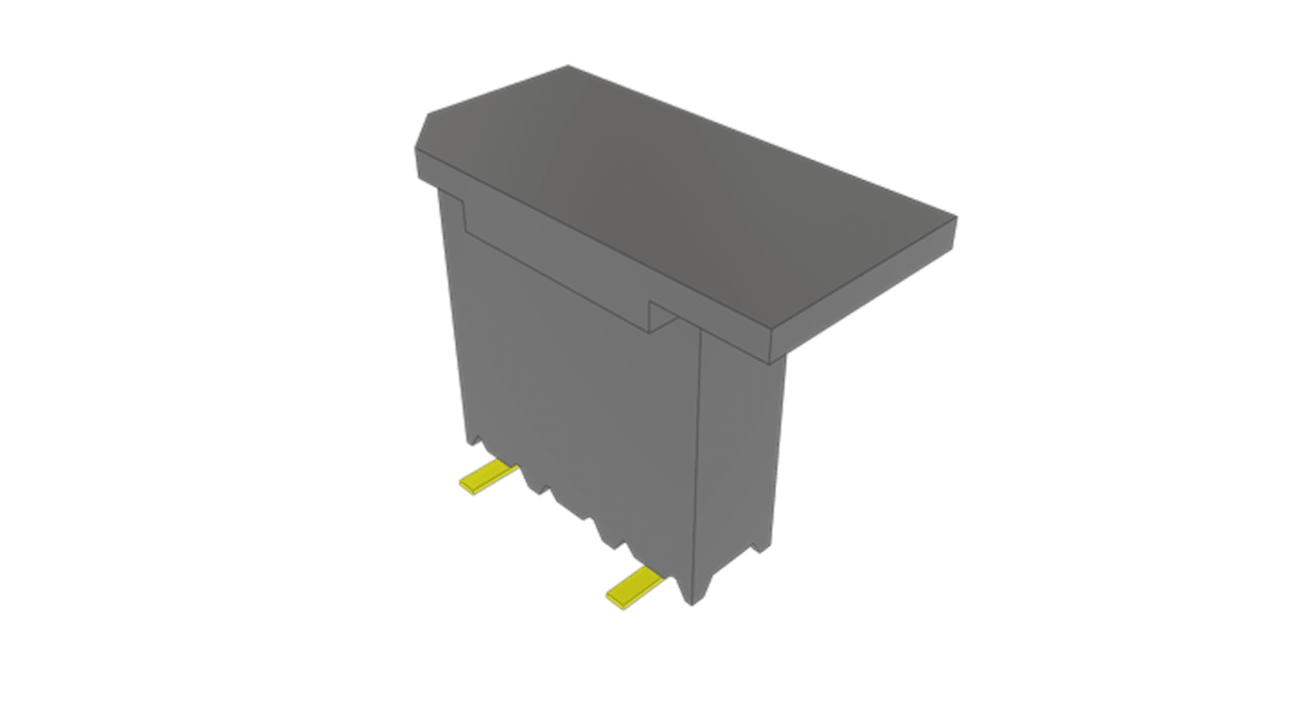 Samtec SSM Series Vertical Surface Mount PCB Socket, 3-Contact, 1-Row, 2.54mm Pitch, Solder Termination
