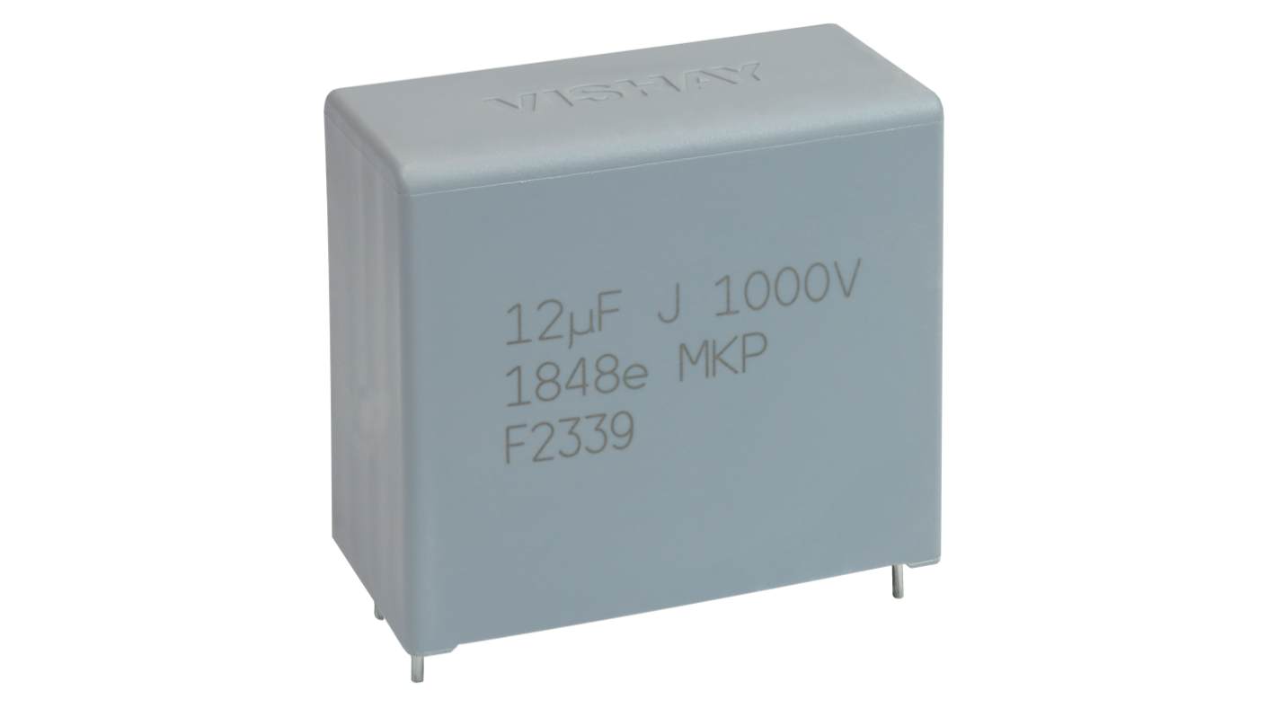 Vishay MKP Polypropylene Film Film Capacitor, 1.3kV dc, 5%, 9μF, Through Hole