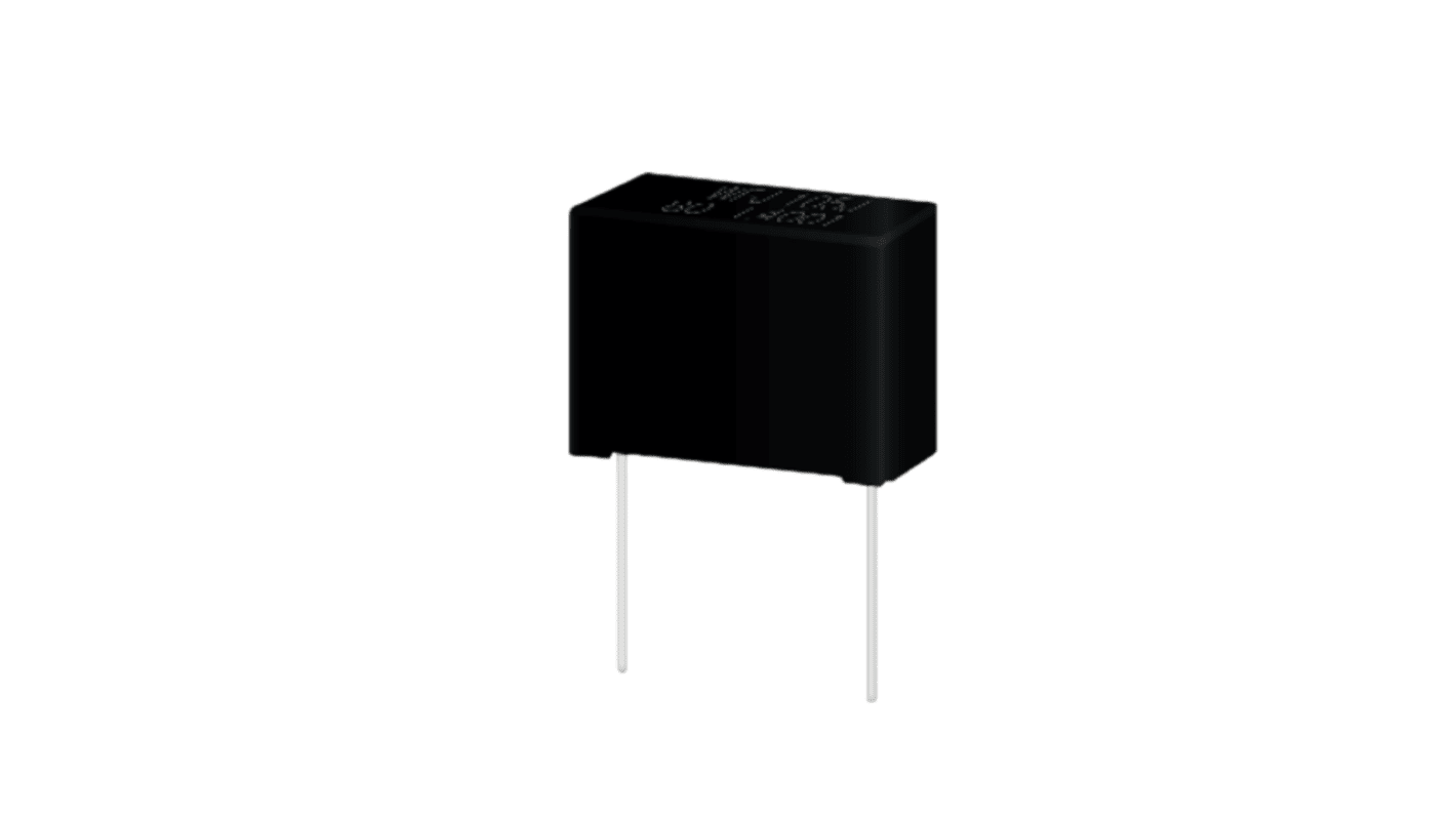 Panasonic ECWFJ Metallised Polypropylene Film Capacitor, 1.1kV dc, 5%, 1μF, Through Hole