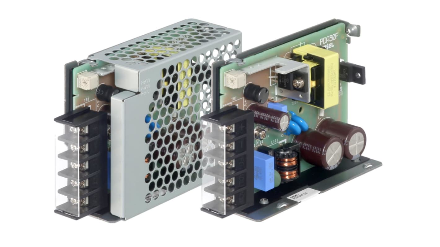 Cosel Switching Power Supply, PDA30F-24-N, 24V, 1.3A, 31.2W, 1 Output, 85 → 264V ac Input Voltage