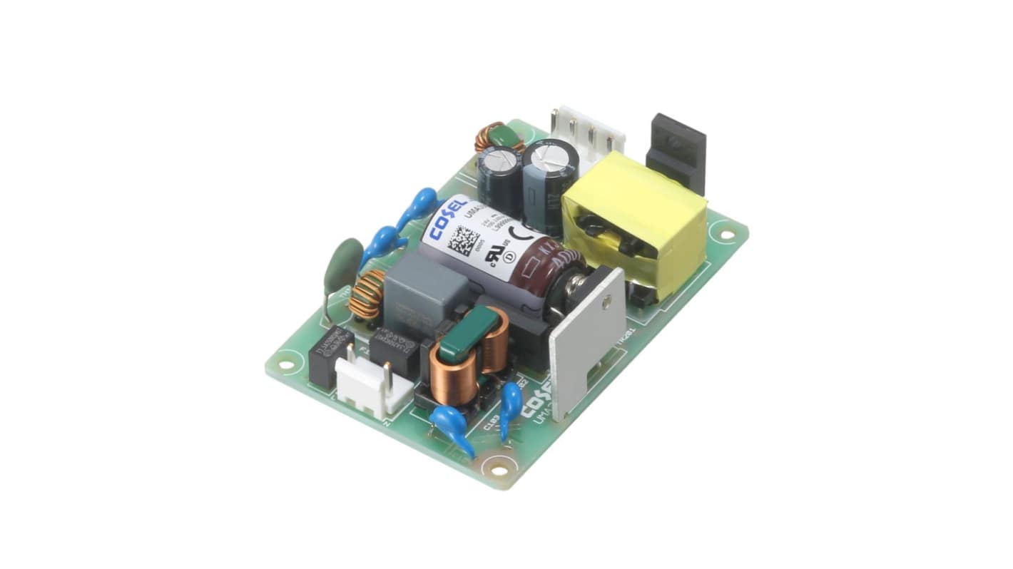 Cosel Switching Power Supply, UMA30F-48, 48V, 650mA, 31.2W, 1 Output, 85 → 264V ac Input Voltage