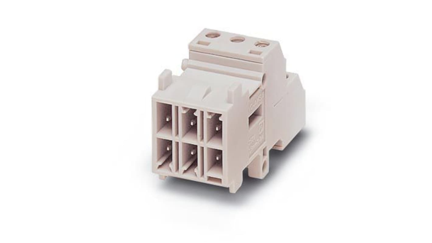 Phoenix Contact Heavy Duty Power Connector Insert, 10A, PIN, 6 Contacts