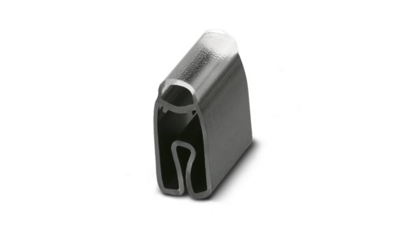 Phoenix Contact Slide On Cable Markers, Clear, 5 → 10mm Cable, for Conductor Marker Carrier, 1014063