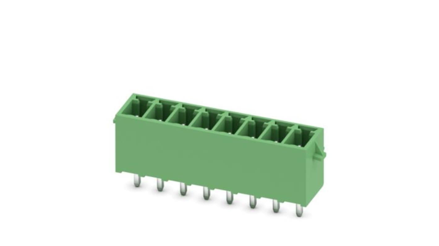 Phoenix Contact Straight Solder Mount PCB Header, 8 Contact(s), 3.5mm Pitch, 1 Row(s), Shrouded