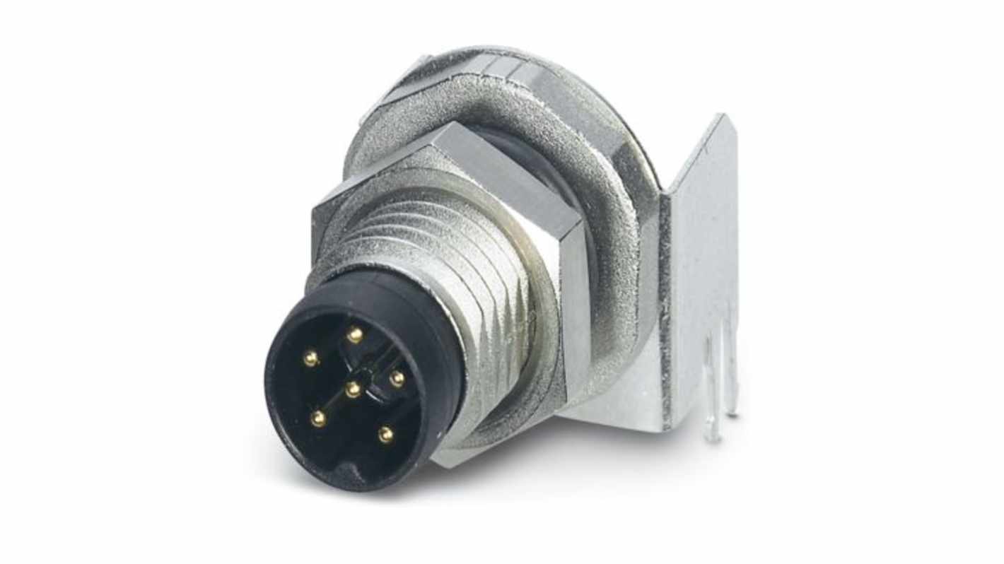 Phoenix Contact Circular Connector, 6 Contacts, Plug-In, M8 Connector, Plug, Male, IP65, IP67, SACC Series