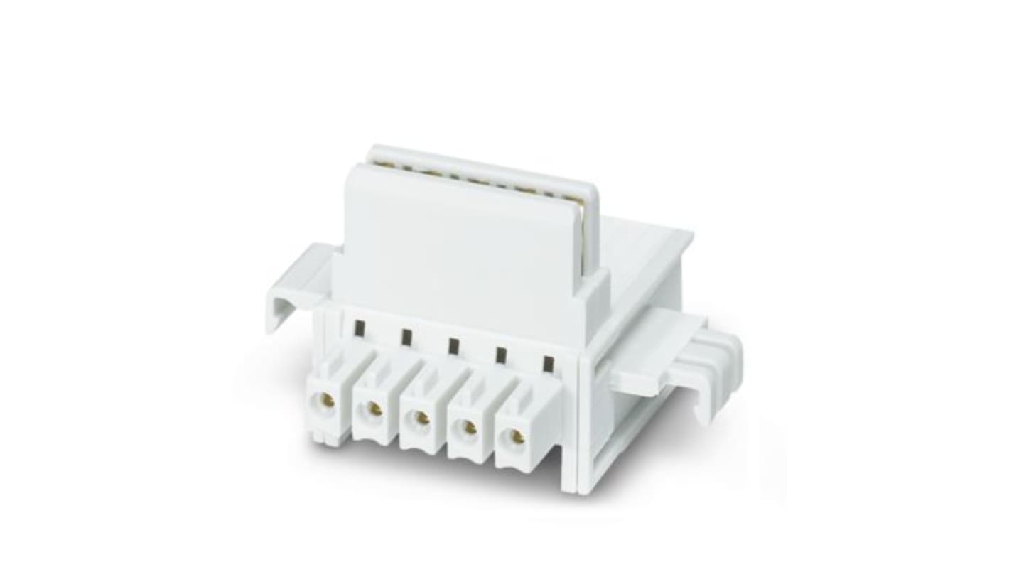 Phoenix Contact 22019 Series DIN Rail Bus Connectors for Use with Signal And Data Transmission, 8A