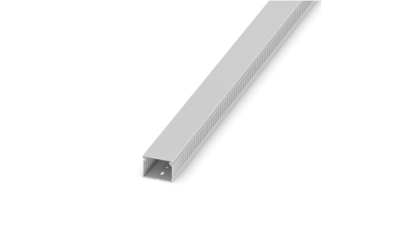 Phoenix Contact CD Grey Cable Trunking - Open Slot, W60 mm x D40mm, L2m, PVC