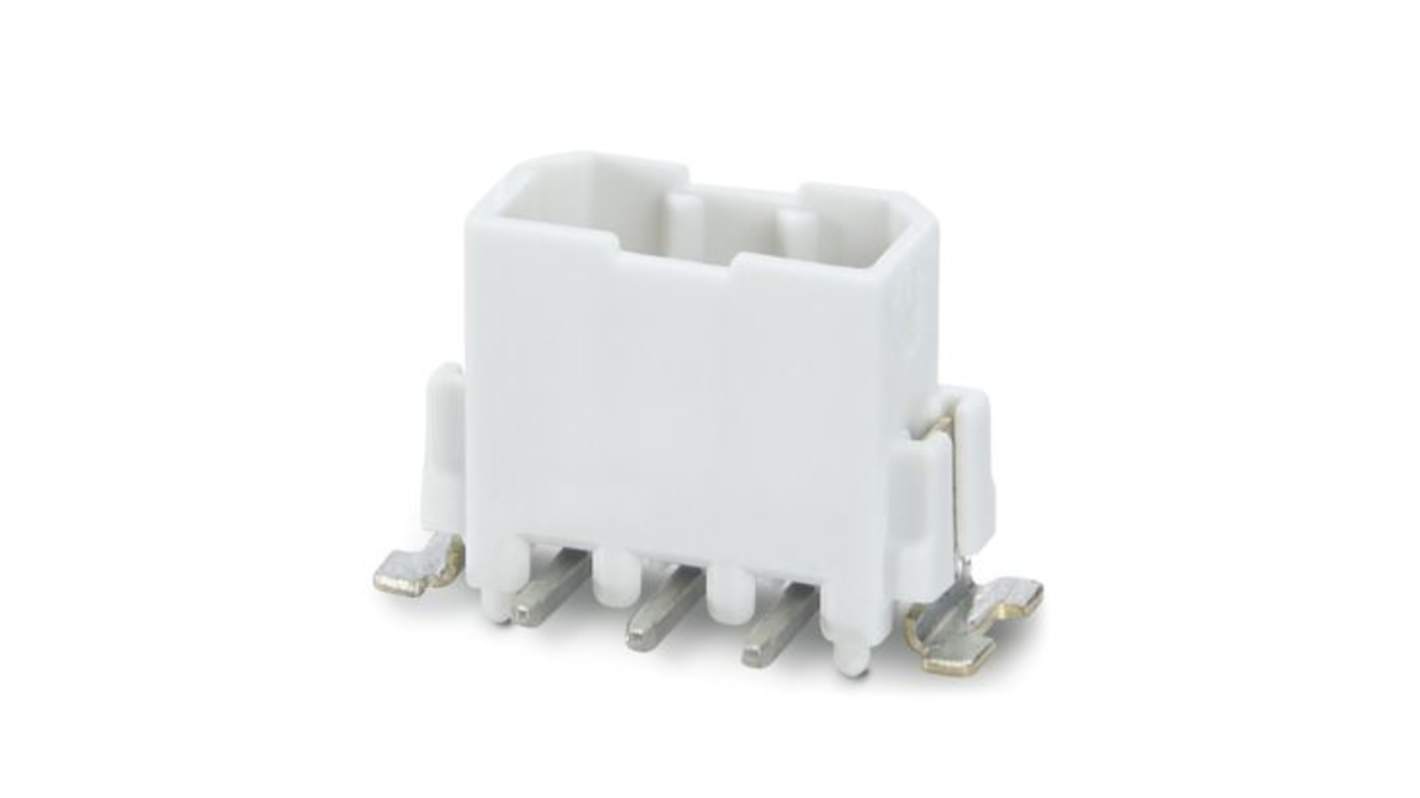 Phoenix Contact Straight Solder Mount PCB Header, 2 Contact(s), 2.5mm Pitch, 1 Row(s), Shrouded