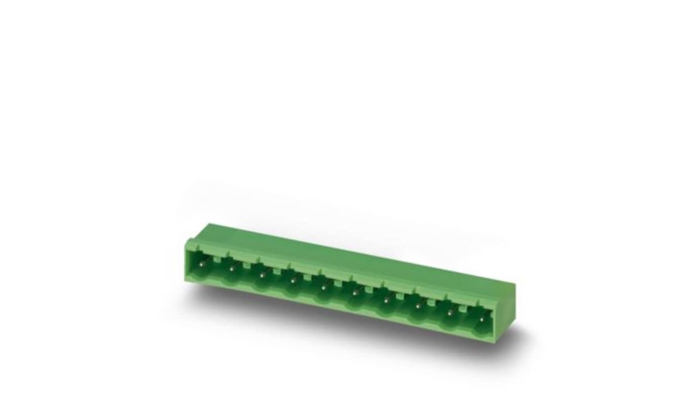 Phoenix Contact Straight Wave Soldering PCB Header, 3 Contact(s), 7.5mm Pitch, 1 Row(s), Shrouded