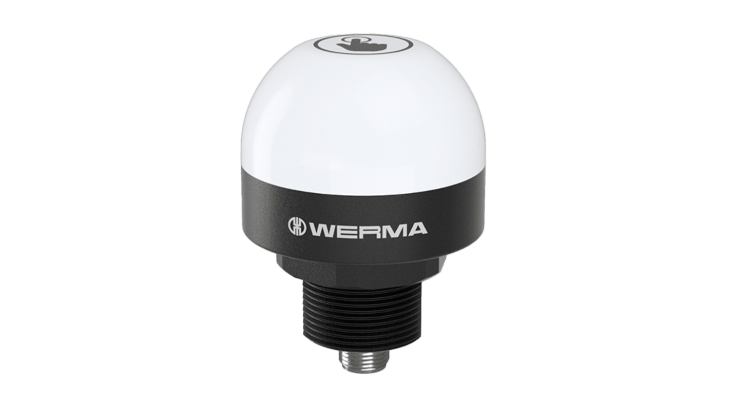 Werma 240 Series Beacon, 24 V, Built-in Mounting, LED Bulb, IP65, IP69K