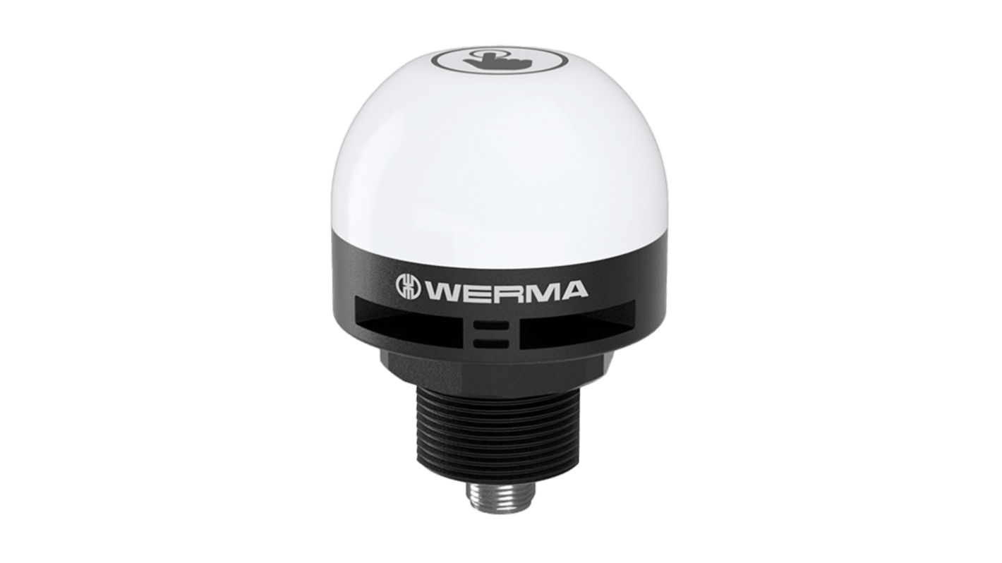 Werma 240 Series Beacon, 24 V, Built-in Mounting, LED Bulb, IP65, IP69K