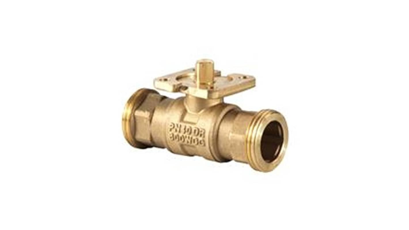 Siemens Brass Ball Valve, Ball Valve, Threaded, BSPP G 1" Bin, 16bar Operating Pressure