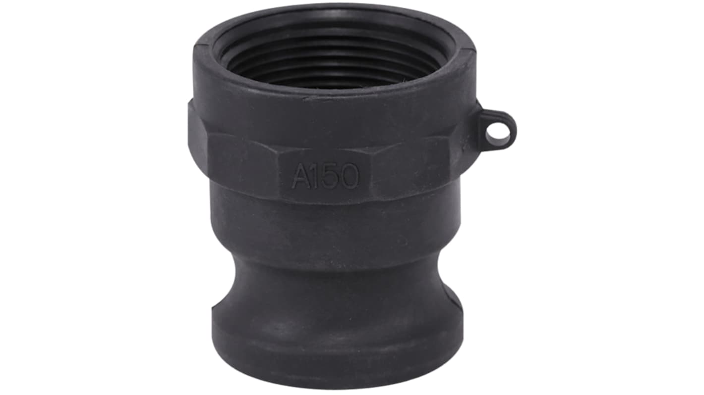 Sferaco Hose Connector, Straight Camlock Adaptor, BSP 2in 2in ID, 6 bar
