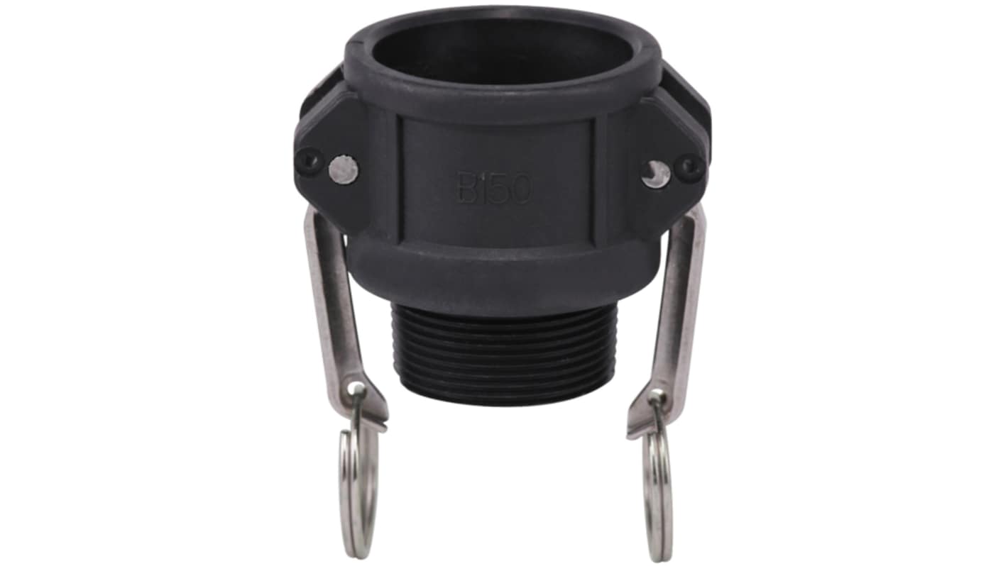 Sferaco Hose Coupling, Straight Hose Coupling, BSP 1/2in 1/2in ID, 6 bar