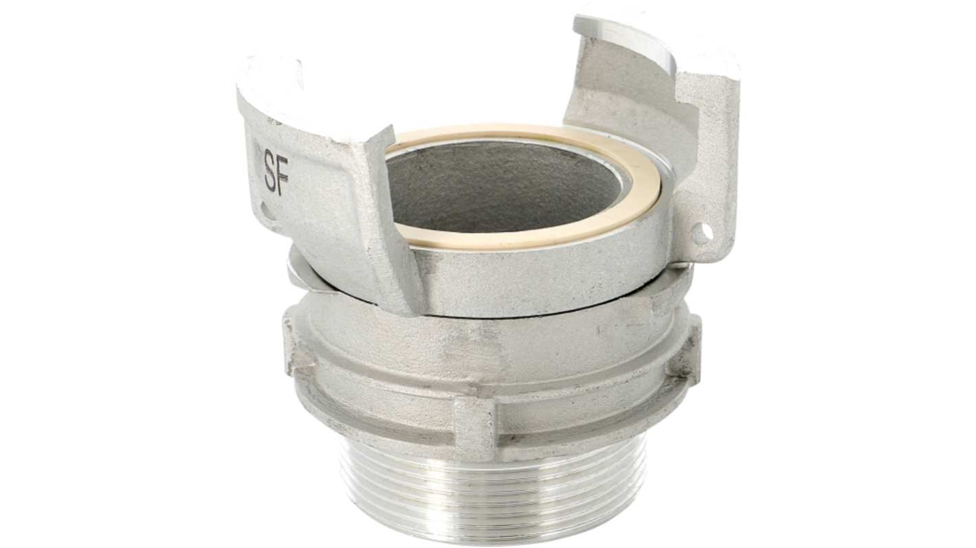 Sferaco Hose Connector, Straight Hose Coupling, BSP 3/4in 50mm ID, 7 bar