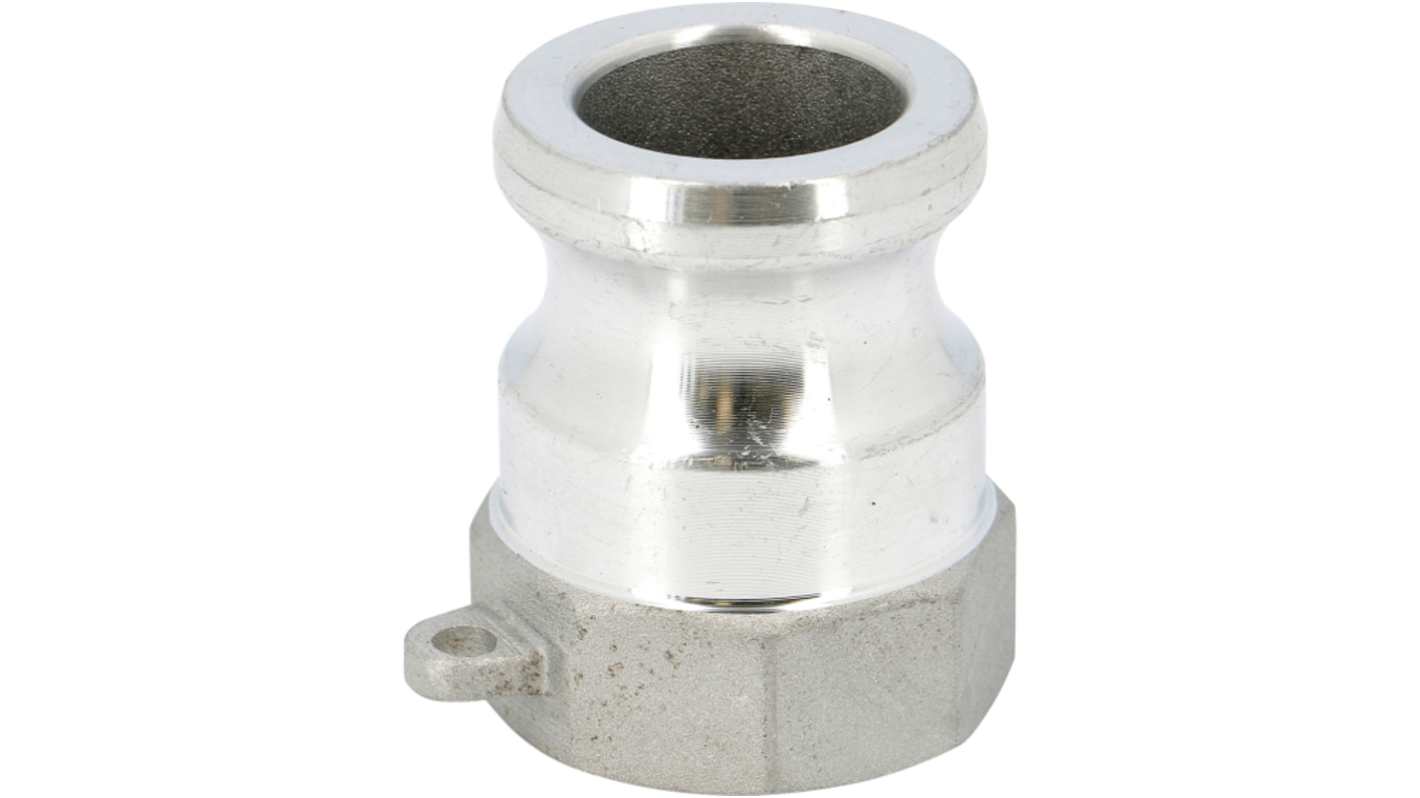 Sferaco Hose Connector, Straight Camlock Adaptor, BSP 1/2in 1/2in ID, 11 bar