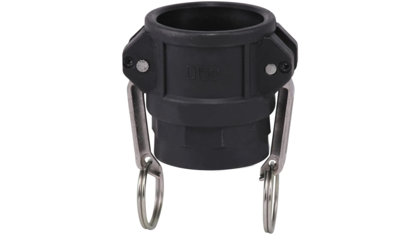 Sferaco Hose Connector, Straight Hose Coupling, BSP 1/4in 1/4in ID, 6 bar