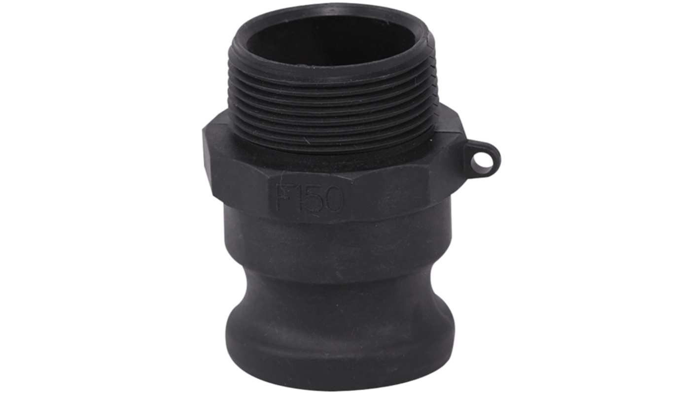 Sferaco Hose Connector, Straight Camlock Adaptor, BSP 1/2in 1/2in ID, 6 bar