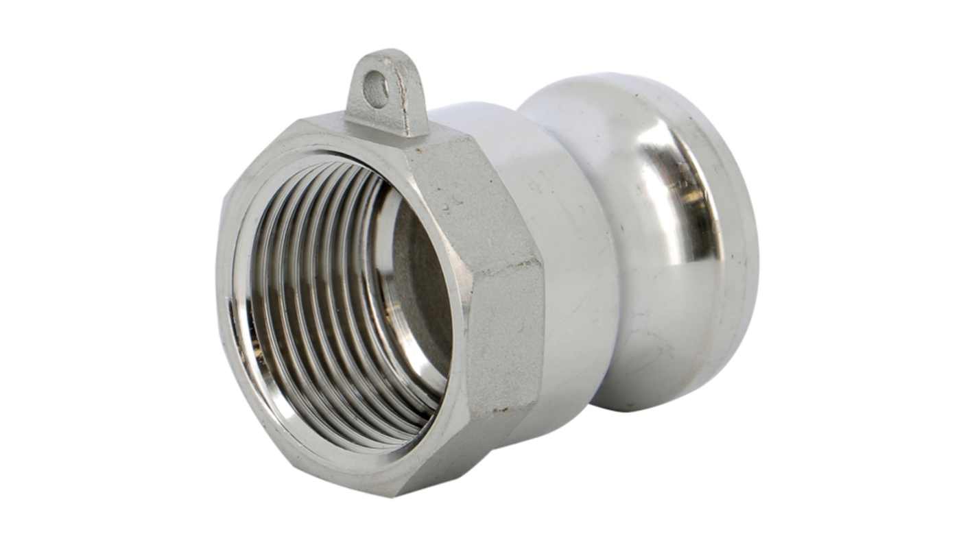 Sferaco Hose Connector, Straight Hose Coupling, BSP 1/2in 1/2in ID, 11 bar