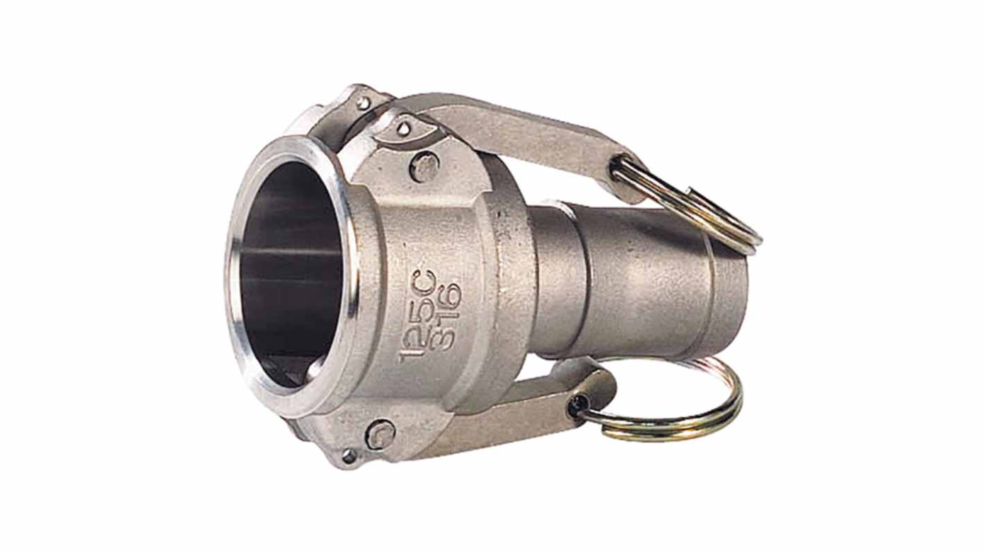 Sferaco Hose Coupling, Straight Hose Coupling, BSP 3/4in 3/4in ID, 18 bar