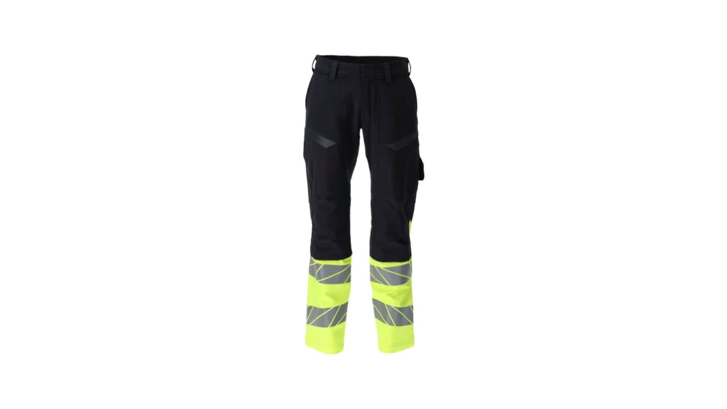 Mascot Workwear Hi-Viz Yellow/Navy Arc Flash Trousers, C46 Hi-Vis