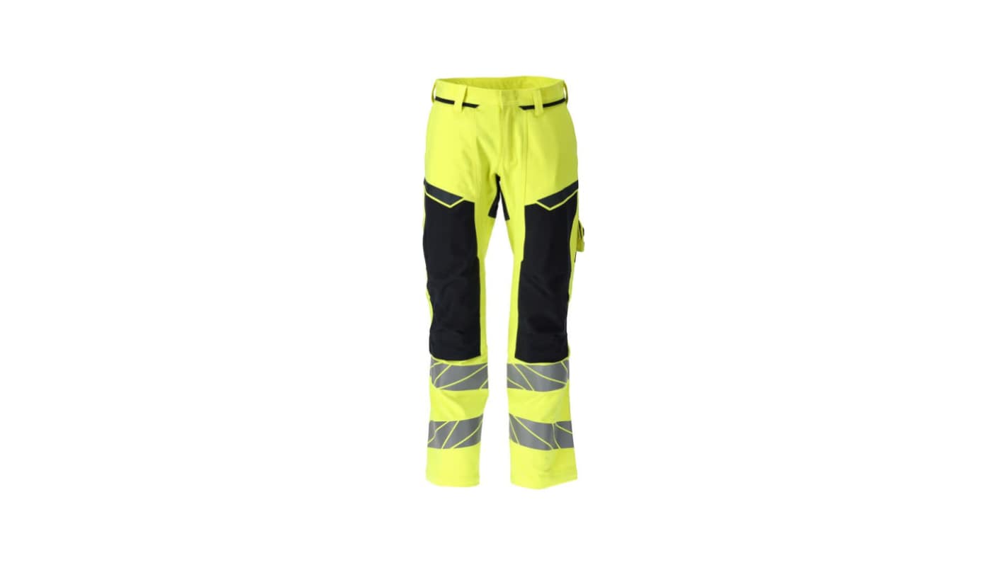 Mascot Workwear Hi-Viz Yellow/Navy Arc Flash Trousers, C47 Hi-Vis