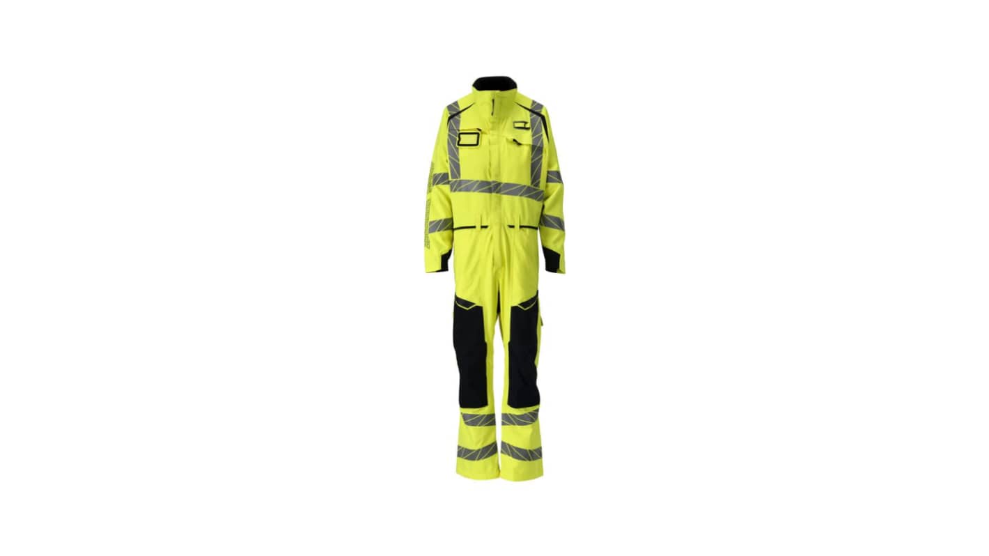 Mascot Workwear Hi-Viz Yellow/Navy Arc Flash Coveralls, XXXXL Hi-Vis