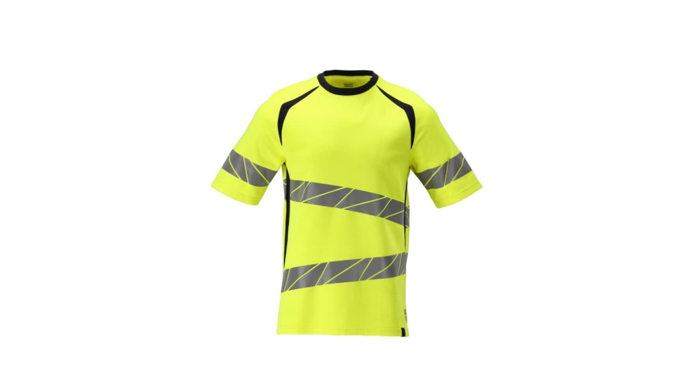 Mascot Workwear Hi-Viz Yellow/Navy Arc Flash Polo, L Hi-Vis