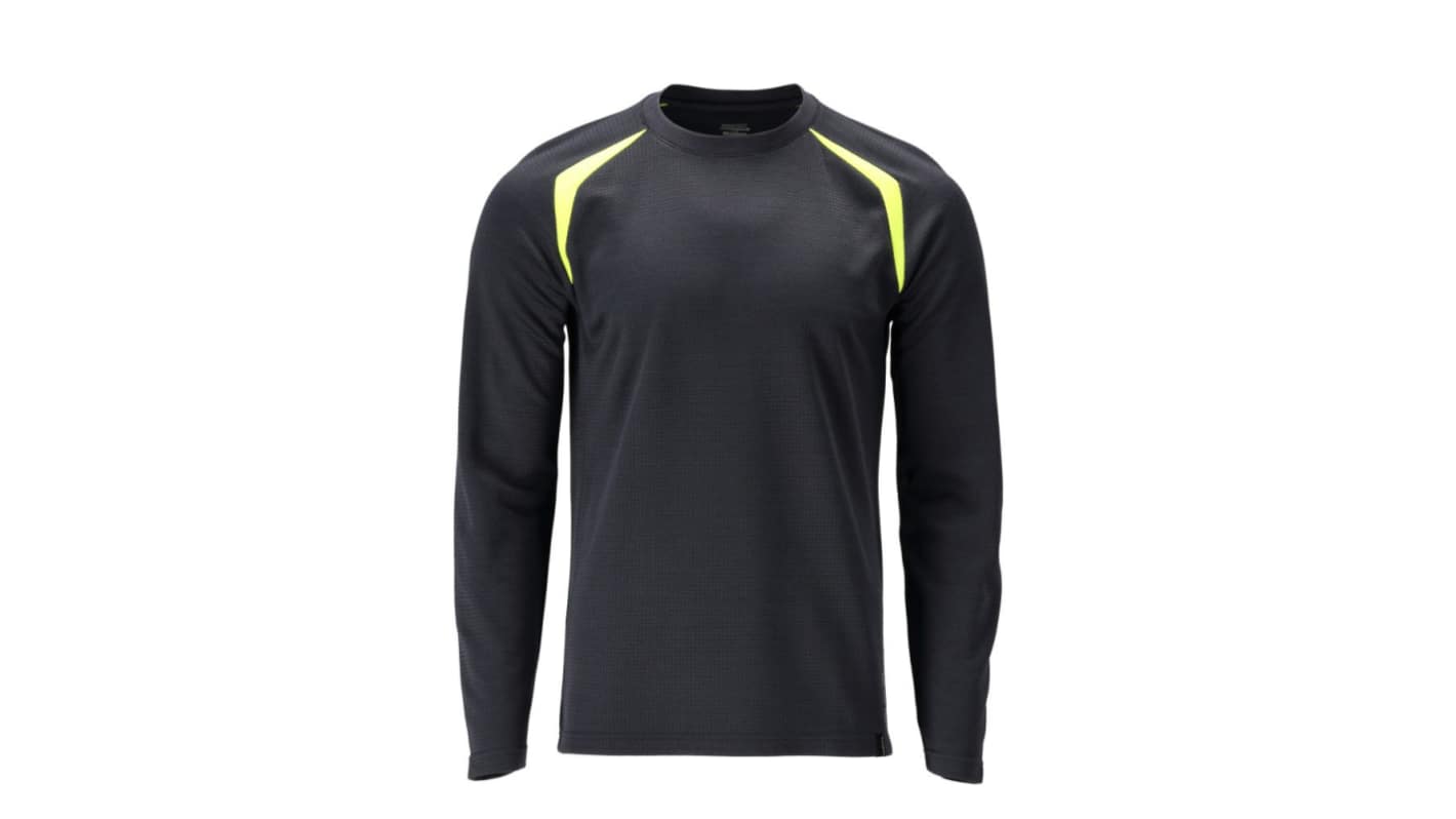 Mascot Workwear Hi-Viz Yellow/Navy Arc Flash Polo, S Hi-Vis
