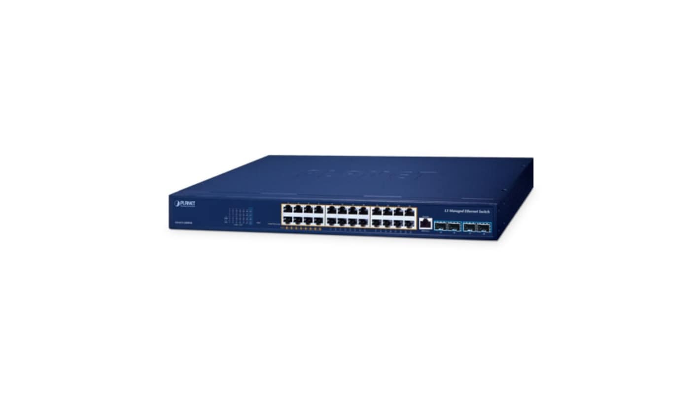 Planet GS-6311-24HP4X, Managed Switch 8 Port Network Switch With PoE RJ-45