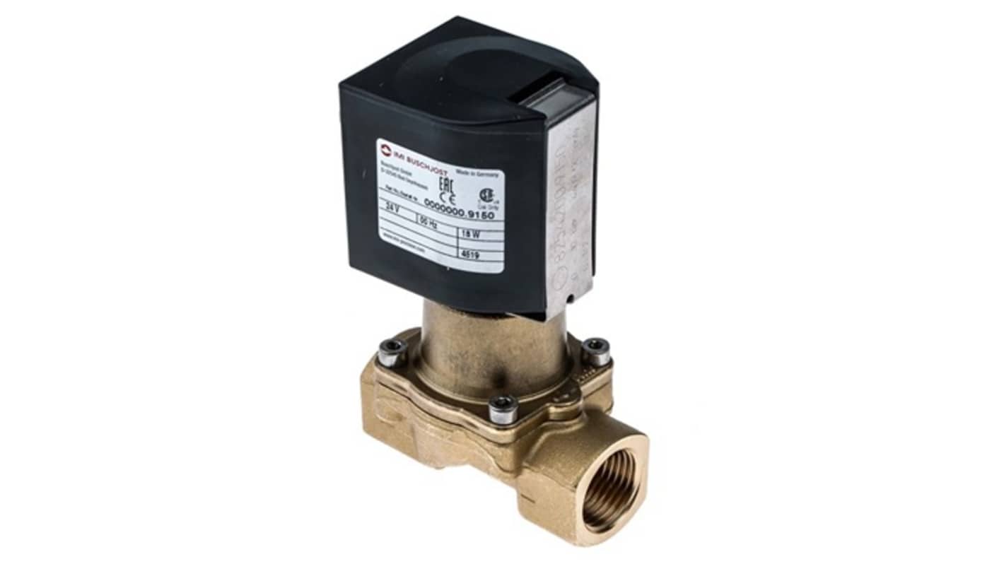 Buschjost 2/2 Pneumatic Solenoid Valve - Solenoid G 1/4 82510 Series 24V dc