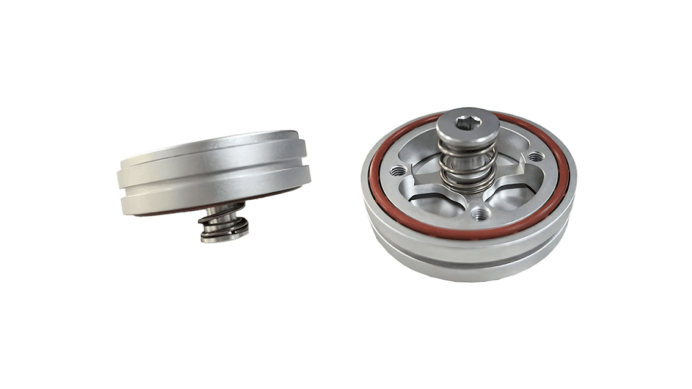 Amphenol Industrial VT Series M4mm Pressure Relief Vent, 48 mm Dia., 25mm H, For Use With VT Series