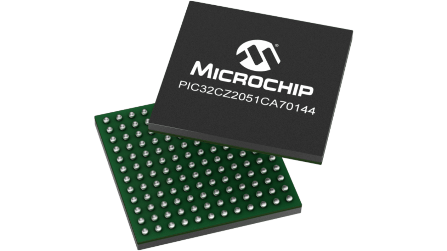 Microchip PIC32, PIC32 Microcontroller, 20MHz Flash, 144-Pin TFBGA