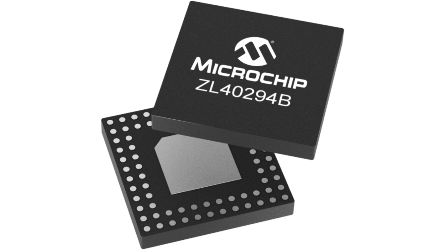 Microchip 时钟缓冲器, 80针, 最大308 mA, VGQFN, 贴片安装