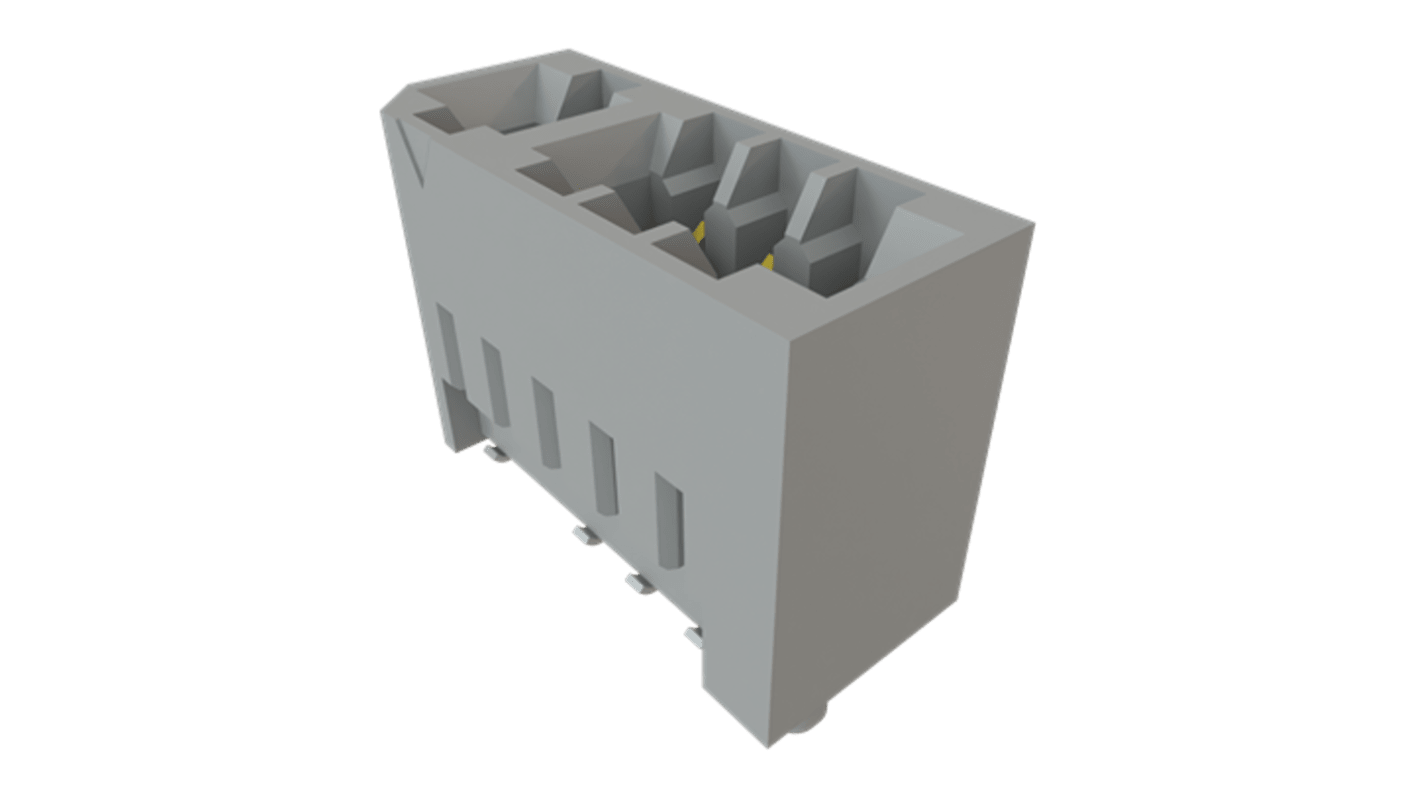 Samtec, MEC2 10 Way Vertical Push/Pull Card Edge Memory Card Connector With Surface Mount Termination