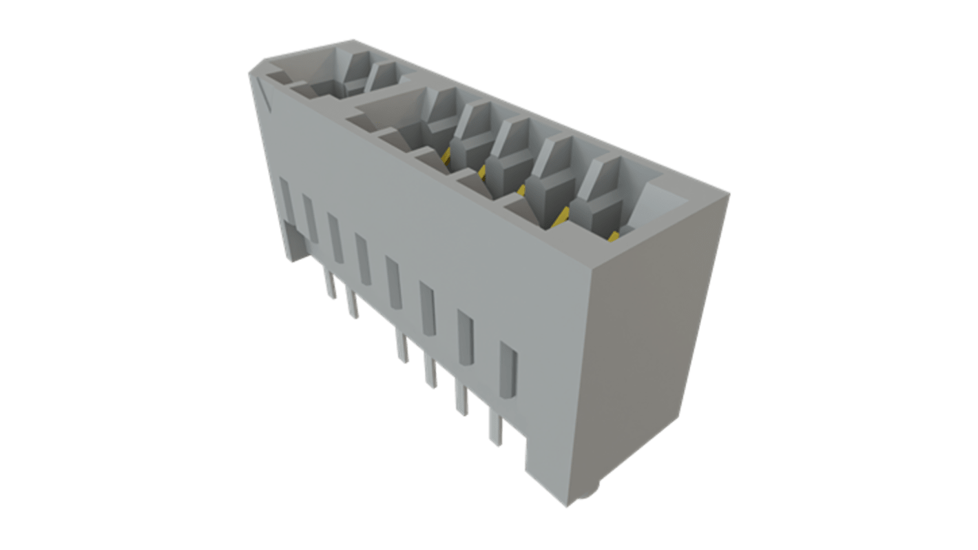 Samtec, MEC2 16 Way Vertical Push/Pull Card Edge Memory Card Connector With Through Hole Termination