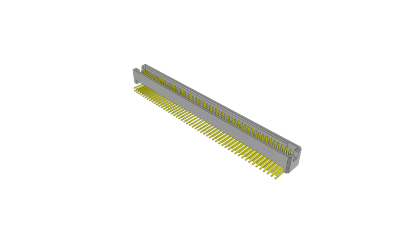 Samtec TFM Series Vertical Through Hole PCB Header, 100 Contact(s), 1.27mm Pitch, 2 Row(s), Shrouded