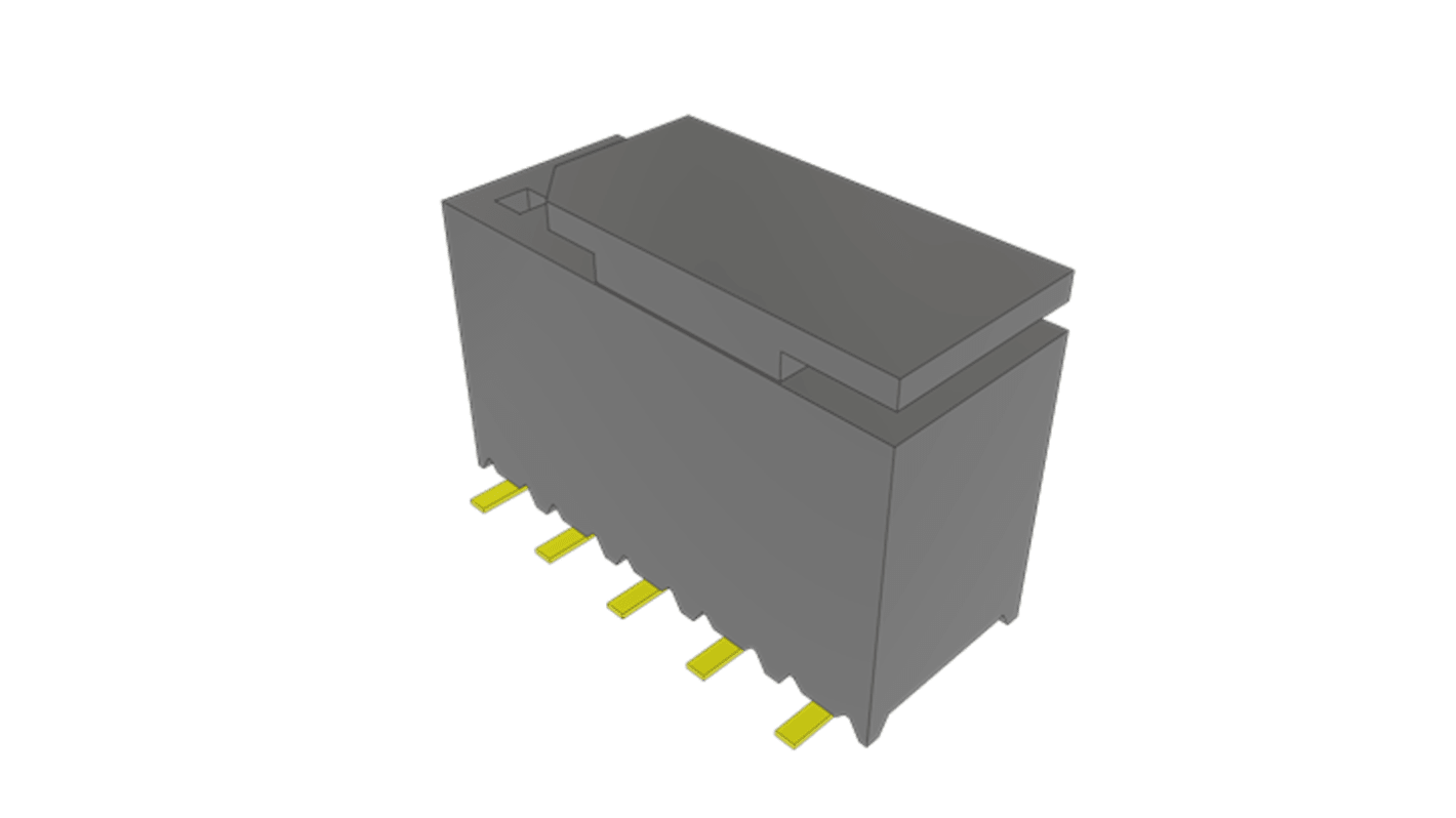 Samtec SSM Series Vertical Surface Mount PCB Socket, 10-Contact, 2-Row, 2.54mm Pitch, SMT Termination
