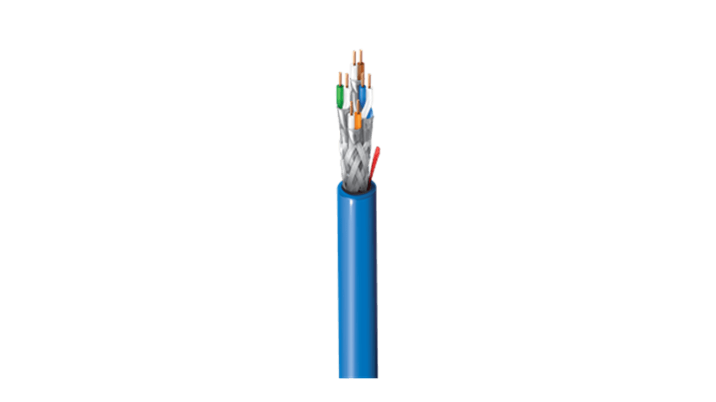 Belden1885ENH, 1000m Cat7, Orange Unterminated to Unterminated, S/FTP Shielded, Unterminated LSZH Sheath
