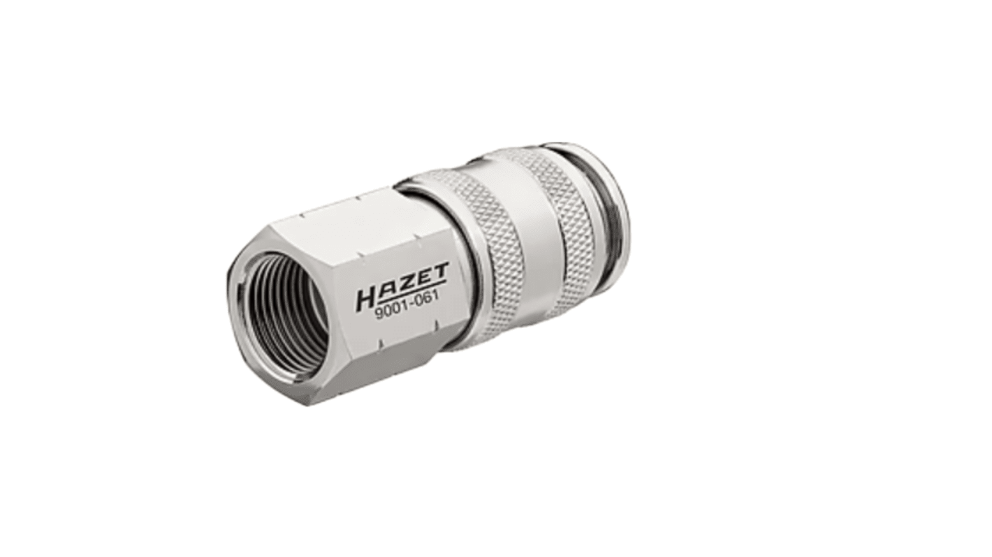HAZET Female Pneumatic Quick Connect Coupling, 3/8 in Female Threaded