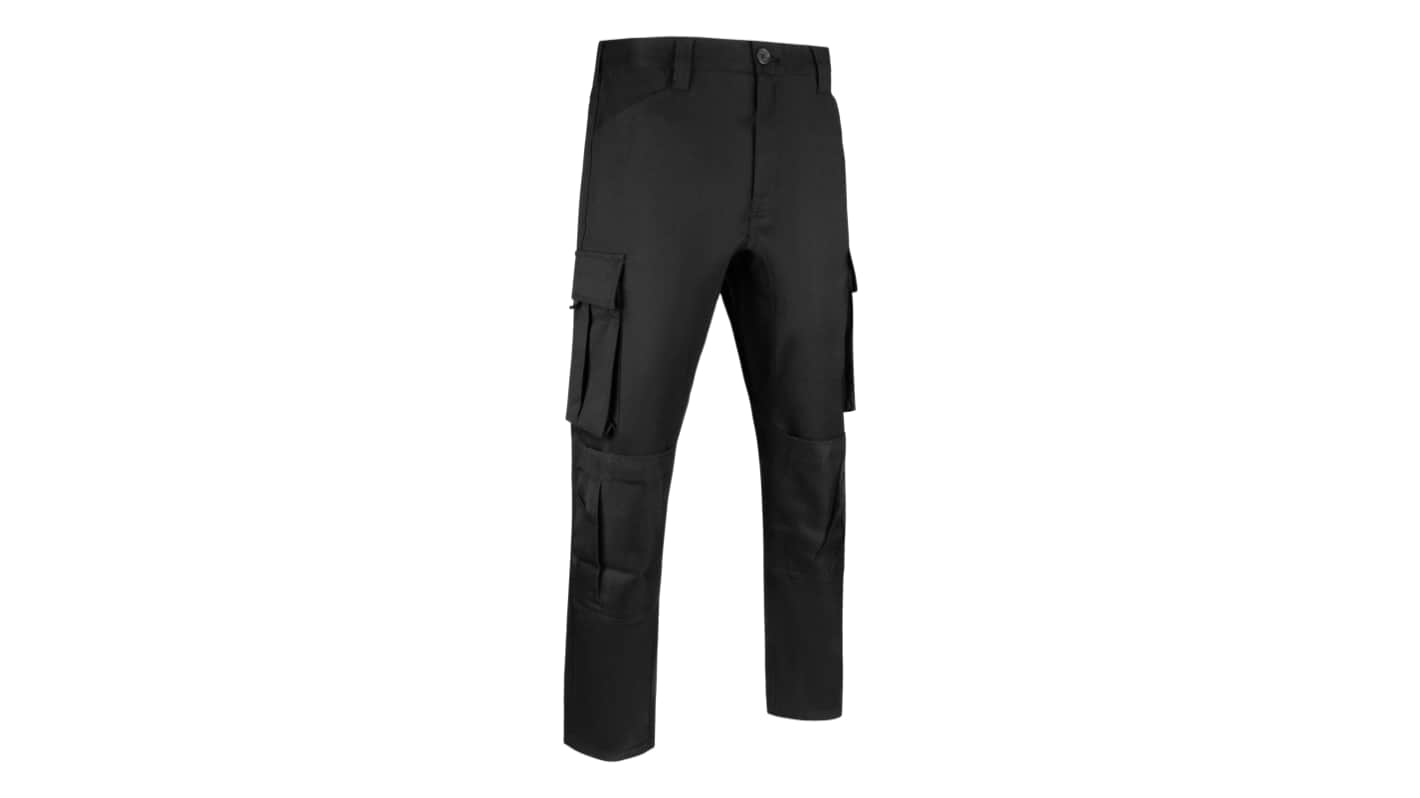 Beeswift ENVIROWEAR 's Black Trousers Water Repellent Regular Fit, Size 32T 32in W