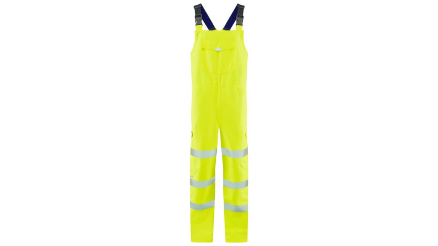 Leo Workwear Yellow Hi Vis Overalls, M